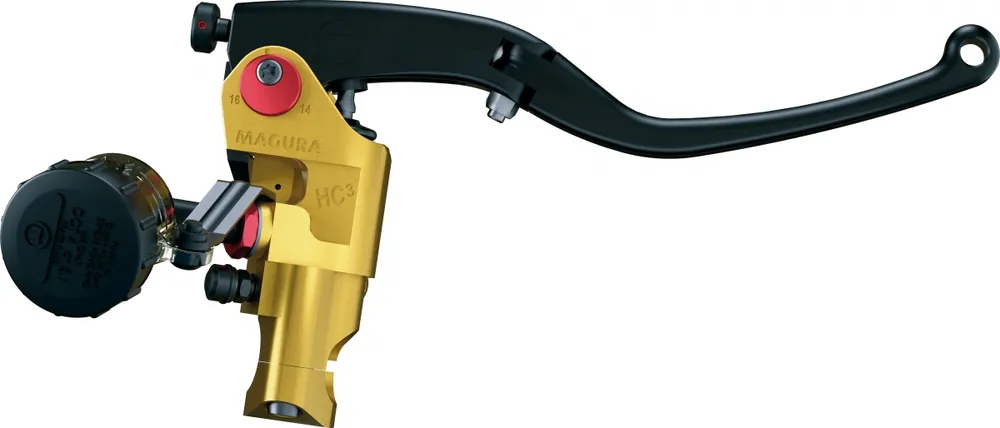 MAGURA - HC3-BRAKE MASTER CYL.RADIAL,GOLD - Brake Master Cylinders - DIA:18MM Betrouwbaar